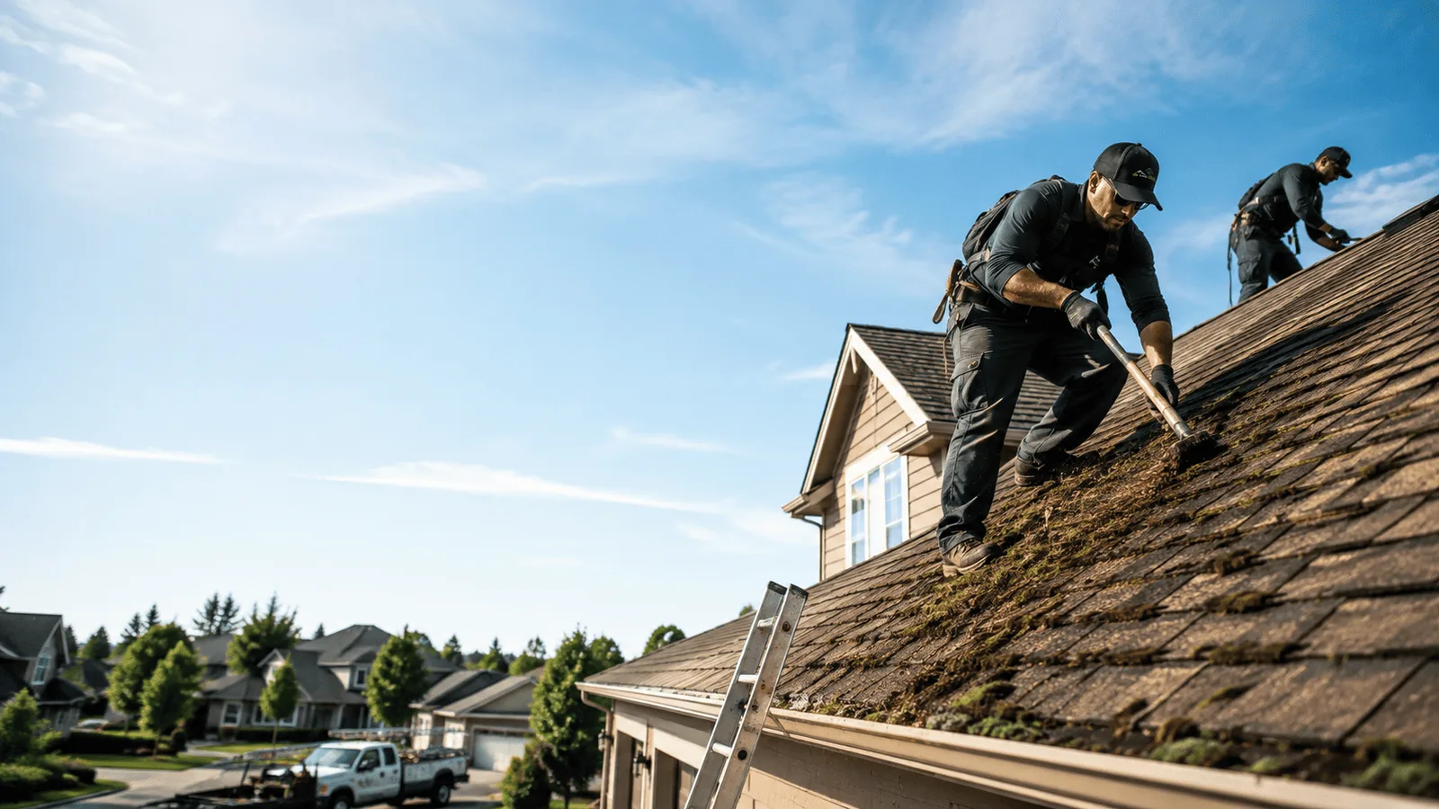 Roof Moss Removal in Chester, OH near me